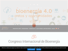 Tablet Screenshot of congresobioenergia.org